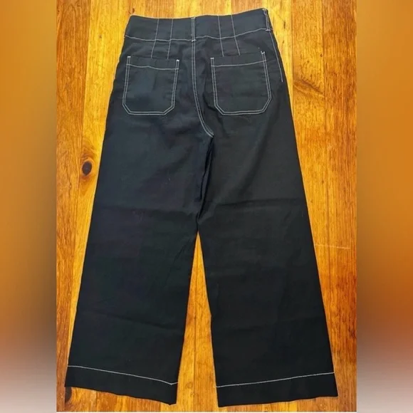 Maeve The Colette Cropped Wide Leg Pants - Picture 4 of 5